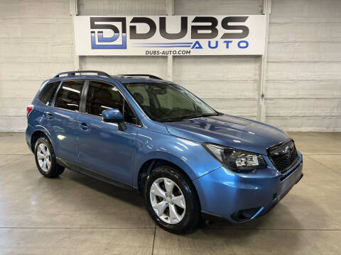 2015 Subaru Forester for sale at DUBS AUTO LLC in Clearfield UT