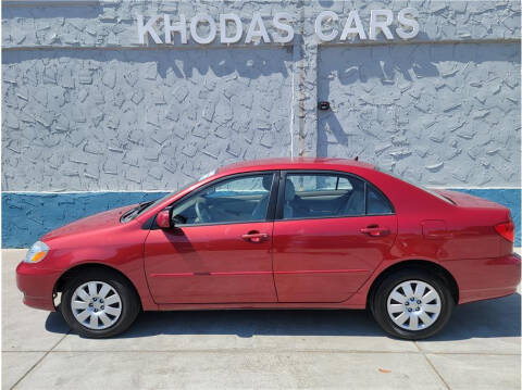 2004 Toyota Corolla for sale at Khodas Cars in Gilroy CA