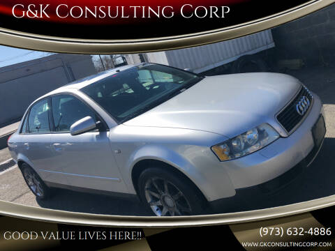 2002 Audi A4 for sale at G&K Consulting Corp in Fair Lawn NJ