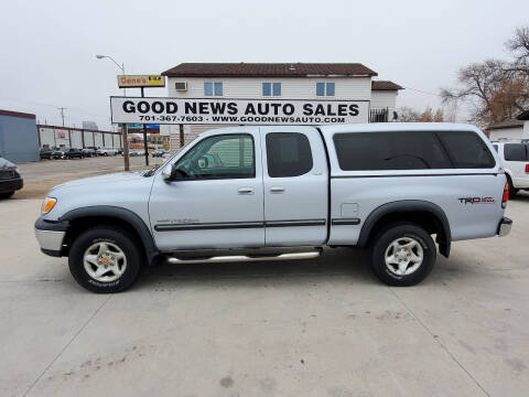 2000 Toyota Tundra for sale at GOOD NEWS AUTO SALES in Fargo ND