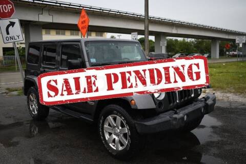 2016 Jeep Wrangler Unlimited for sale at STS Automotive - MIAMI in Miami FL