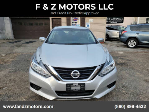 2017 Nissan Altima for sale at F & Z MOTORS LLC in Vernon Rockville CT