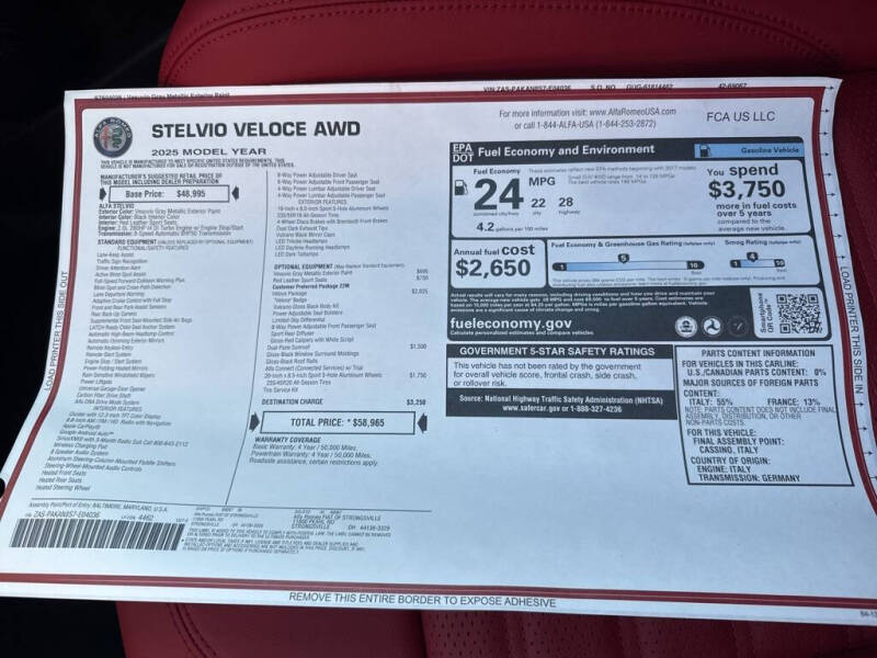 2025 Alfa Romeo Stelvio