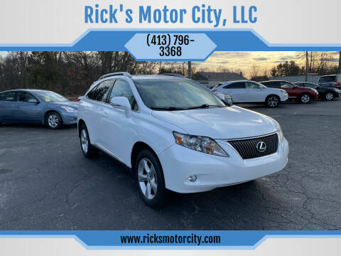 2010 Lexus RX 350 for sale at Rick's Motor City, LLC in Springfield MA