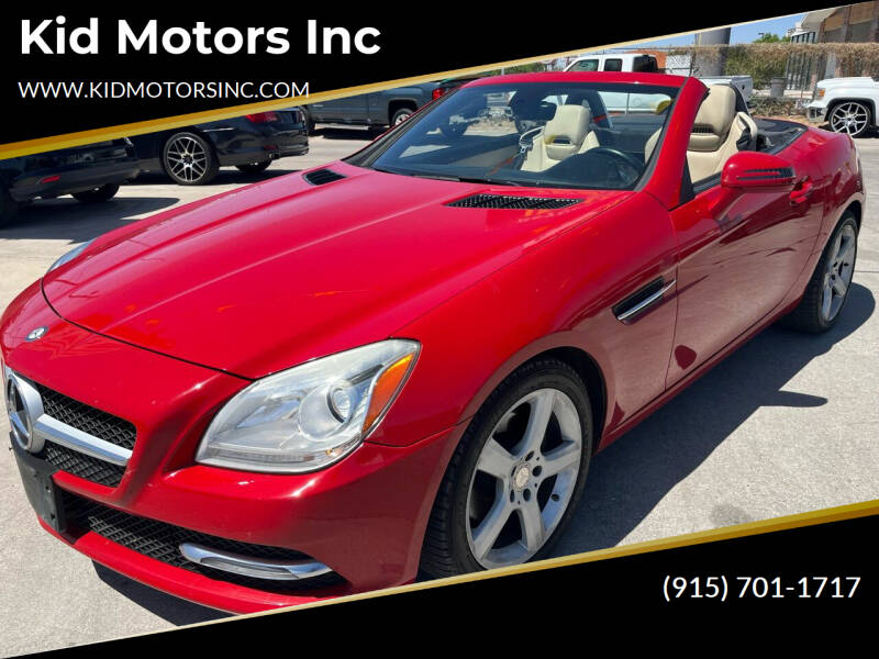 2015 Mercedes-Benz SLK for sale at Kid Motors Inc in El Paso TX