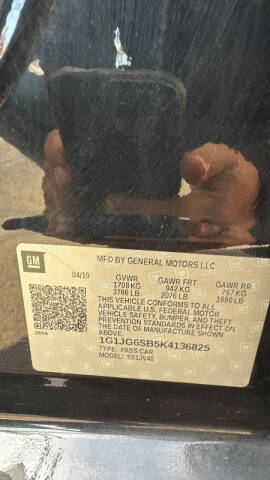 2019 Chevrolet Sonic LT Auto Fleet