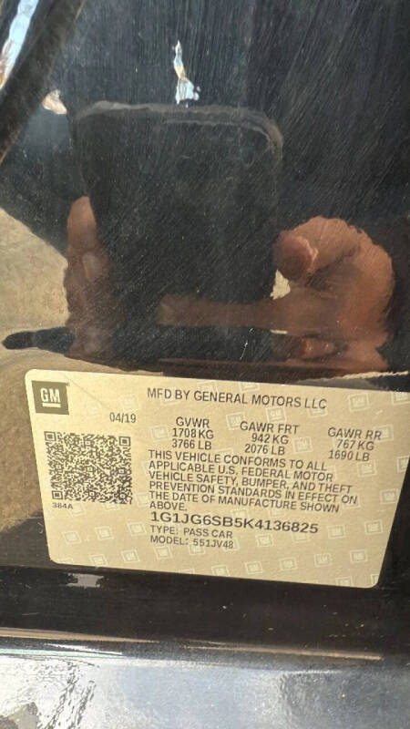 2019 Chevrolet Sonic LT Auto Fleet