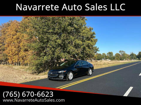 2016 Chevrolet Malibu for sale at Navarrete Auto Sales LLC in Frankfort IN