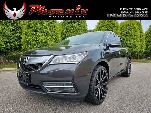 2014 Acura MDX for sale at Phoenix Motors Inc in Raleigh NC