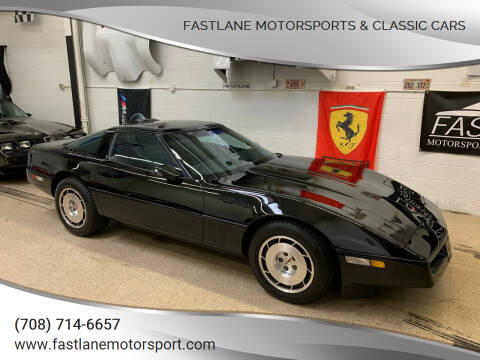 1986 Chevrolet Corvette for sale at Fastlane Motorsports & Classic Cars in Addison IL