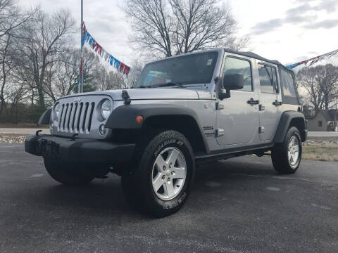 2016 Jeep Wrangler Unlimited for sale at Ridgeway's Auto Sales in West Frankfort IL