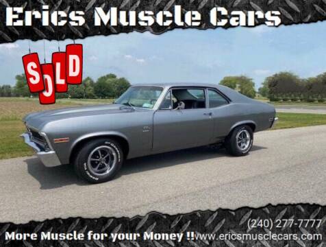 1970 Chevrolet Nova for sale at Eric's Muscle Cars in Clarksburg MD