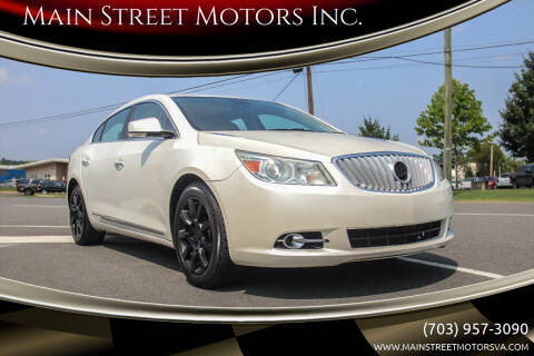 2011 Buick LaCrosse for sale at Main Street Motors Inc. in Chantilly VA