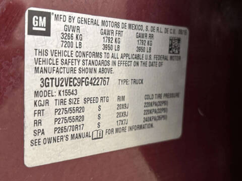 2015 GMC Sierra 1500 SLT