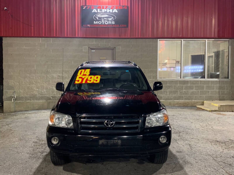 2004 Toyota Highlander for sale at Alpha Motors in Chicago IL