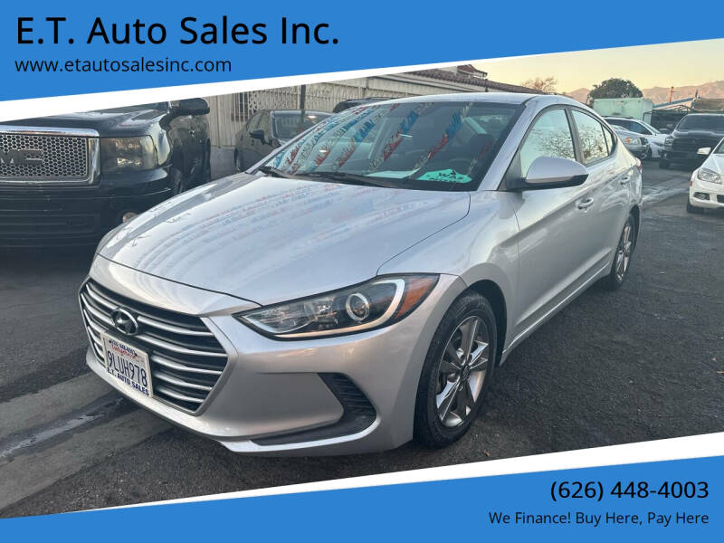 2018 Hyundai Elantra for sale at E.T. Auto Sales Inc. in El Monte CA