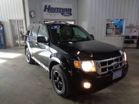 2010 Ford Escape for sale at Herman Motors in Luverne MN