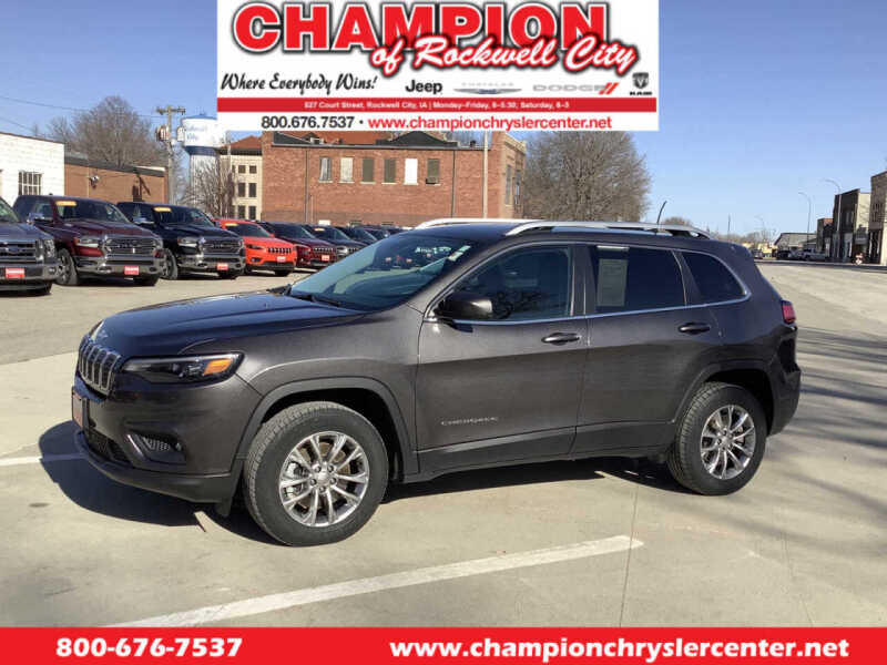 2021 Jeep Cherokee for sale at CHAMPION CHRYSLER CENTER in Rockwell City IA