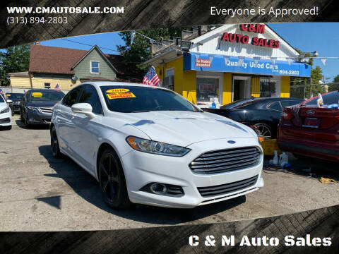 2016 Ford Fusion for sale at C & M Auto Sales in Detroit MI