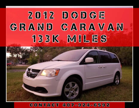 2012 Dodge Grand Caravan for sale at AFFORDABLE ONE LLC in Orlando FL