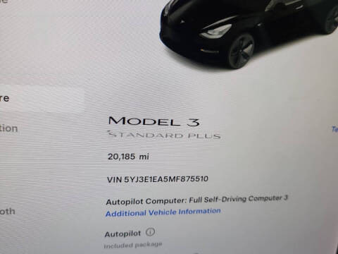 2021 Tesla Model 3 Standard Range Plus