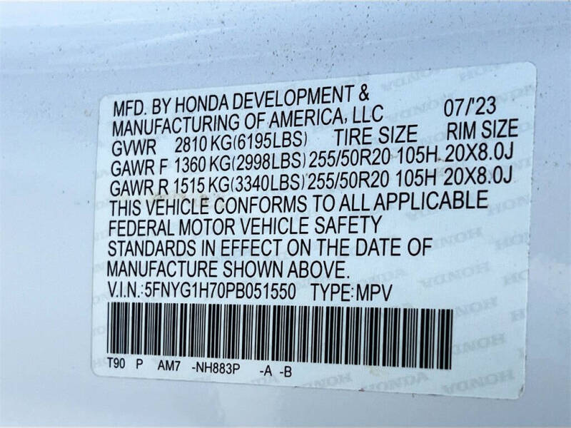 2023 Honda Pilot Touring