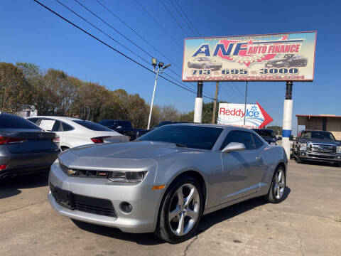 2015 Chevrolet Camaro for sale at ANF AUTO FINANCE in Houston TX