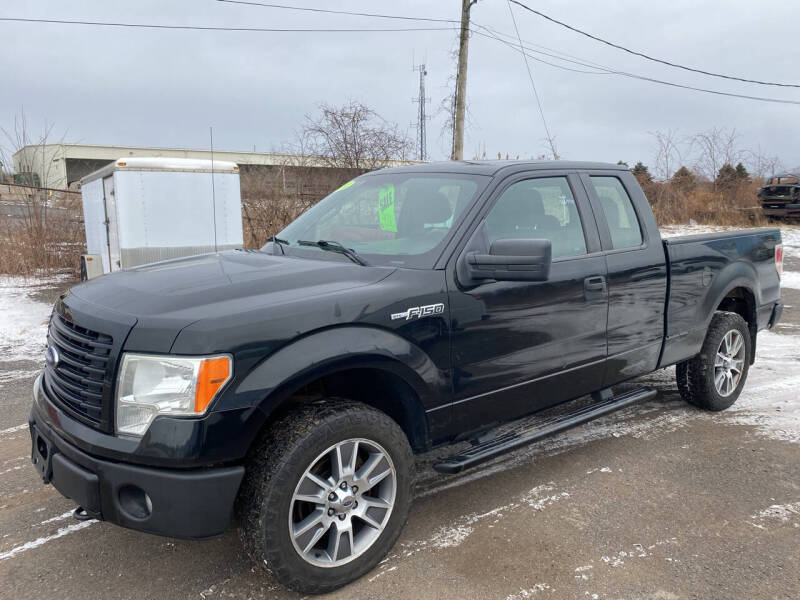 Used 2014 Ford F-150 STX with VIN 1FTFX1EF1EFC04027 for sale in Spencerport, NY