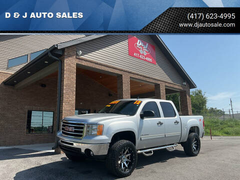 2012 GMC Sierra 1500 for sale at D & J AUTO SALES in Joplin MO