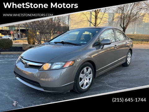 2008 Honda Civic for sale at WhetStone Motors in Bensalem PA