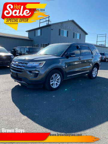 2018 Ford Explorer for sale at Brown Boys in Yakima WA