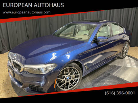 2018 BMW 5 Series for sale at EUROPEAN AUTOHAUS in Holland MI