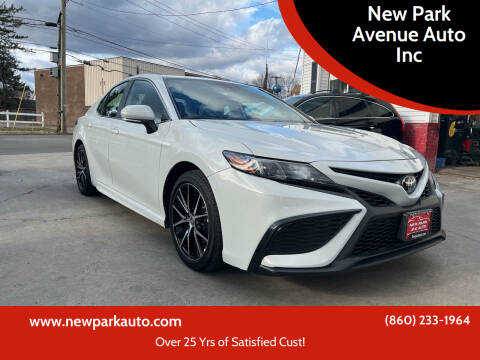 2022 Toyota Camry for sale at New Park Avenue Auto Inc in Hartford CT