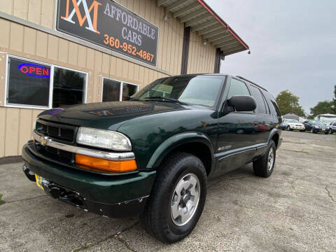 2002 Chevrolet Blazer for sale at M & A Affordable Cars in Vancouver WA