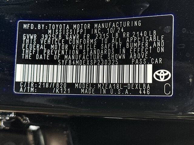 2025 Toyota Corolla LE