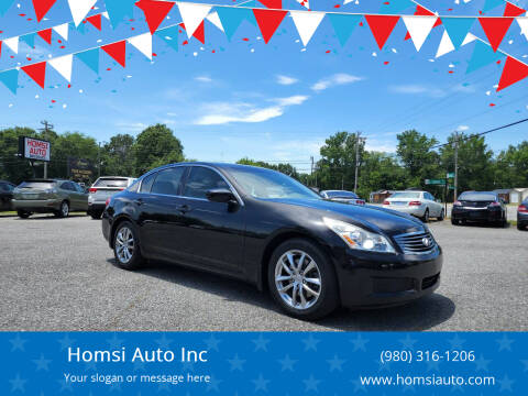 2009 Infiniti G37 Sedan for sale at Homsi Auto Inc in Kannapolis NC