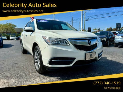 2015 Acura MDX for sale at Celebrity Auto Sales in Fort Pierce FL