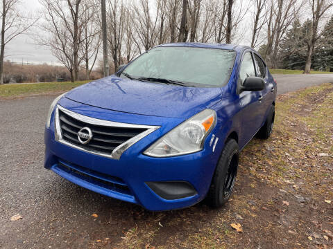 2015 Nissan Versa for sale at BELOW BOOK AUTO SALES in Idaho Falls ID