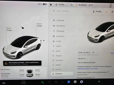 2020 Tesla Model 3 Standard Range Plus