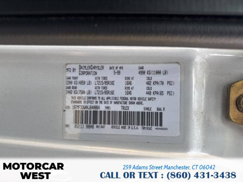 1999 Dodge Ram 3500