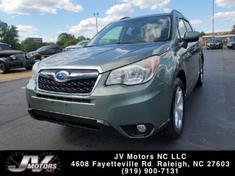 2015 Subaru Forester for sale at JV Motors NC LLC in Raleigh NC