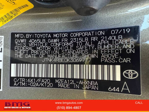 2019 Toyota Corolla Hatchback