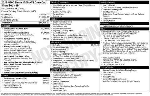 2019 GMC Sierra 1500