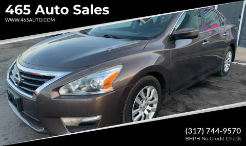 2015 Nissan Altima for sale at 465 Auto Sales in Indianapolis IN