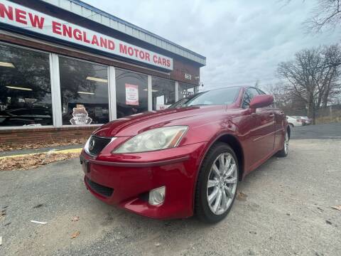 2006 Lexus IS 250 for sale at New England Motor Cars in Springfield MA