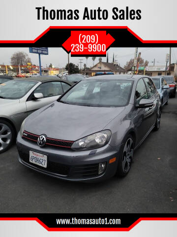 2011 Volkswagen GTI for sale at Thomas Auto Sales in Manteca CA