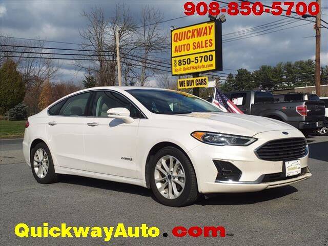 2019 Ford Fusion Hybrid for sale at Quickway Auto Sales in Hackettstown NJ