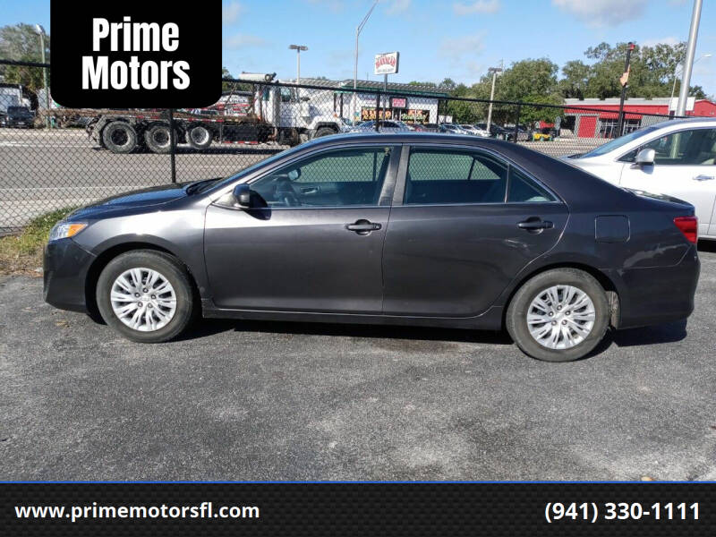 2014 Toyota Camry for sale at Prime Motors in Sarasota FL