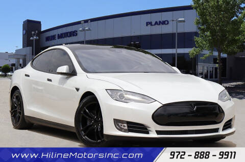 2015 Tesla Model S for sale at HILINE MOTORS in Plano TX