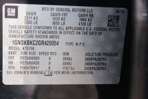 2016 Chevrolet Tahoe LT